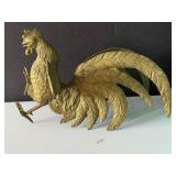 Solid Brass Rooster Figurine