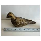 Solid Brass Bird Figurine