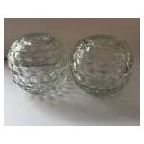 Pressed Glass Fairy Lamps