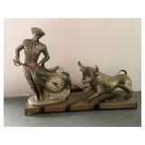 United Electric Bullfighter Clock
