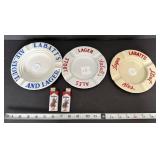 Labatt's Ale and Lager Ceramic Ashtrays