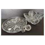 Crystal Dish Set with Stopper