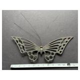 Solid Brass Butterfly Wall Decor