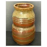Handcrafted Glazed Stoneware Vase