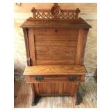 1880's Chestnut Captain's Desk