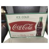 Coca-Cola Metal Sign, 20x27