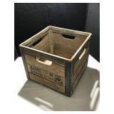 Metal and Wood Storage Crate
