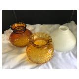 Hobnail and Milk Glass Shades