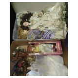 2 Boxes of Dolls
