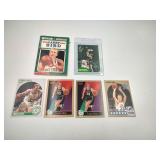 5 Larry Bird Cards & 1 Booklet