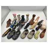 Collection of Ceramic Shoes