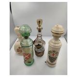 4 Old Fitzgerald Decanters