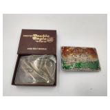 Frontier and Jack Daniels Belt Buckles