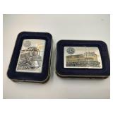 2 Lionel Zippo Lighters