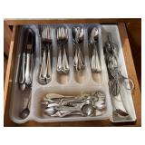 Stainless Steel Flatware Set with Organizer