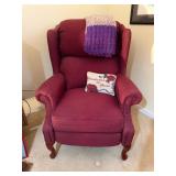 Upholstered Wingback Armchair
