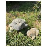 Concrete Frog Garden Sculptures