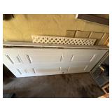 Metal Door with Frame and Panels