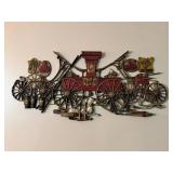 3D Fire Engine Wall Art