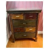 Distressed Wooden Chest of Drawers