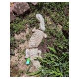 Cement Alligator stepping stones