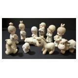 Precious Moments Nativity Set, 1982