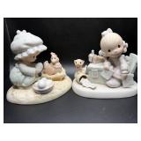 Precious Moments Figurines Set of Two