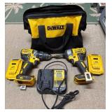 DeWalt Cordless Drill and Driver Set