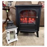 Black Electric Fireplace Heater