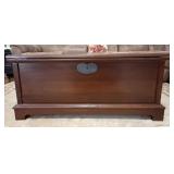 Wooden Blanket Chest with Handles