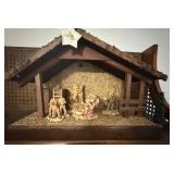 1993 Enesco Nativity Set by G.G. Santiago