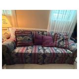Kroehler Upholstered Sofa with Pillows