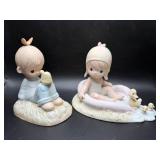 Precious Moments Figurines Pair