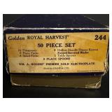 50-Piece Wm. A. Rogers Gold Electroplate Flatware