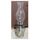 Glass Oil Lamp with Metal Burner