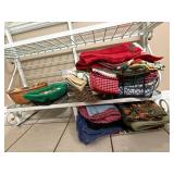 Linens, Napkin Rings, and Decorations