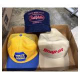 Three Branded Trucker Hats