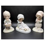 Precious Moments Figurine Trio