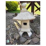 Concrete Japanese-Style Garden Lantern