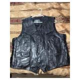 Men's Buffalo Leather Vest