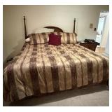 King-Size Bed Set with Tempur-Pedic Mattress