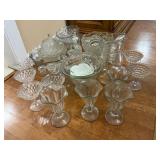 Pressed and Cut Glassware