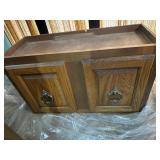 Wall-Mount Wooden Cabinet with Handles