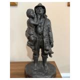 Michael Garman 1986 Firefighter Sculpture