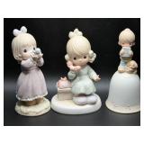 Precious Moments Figurine Trio