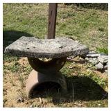 Concrete Garden Stool or Stand