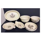 Pfaltzgraff Beige Ceramic Dish Set
