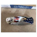 Folding Knife with Patriotic Design
