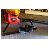 Black+Decker Electric Hedge Trimmer and Leaf Blowe
