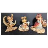 3 Enesco Whittle Nursery Figurines